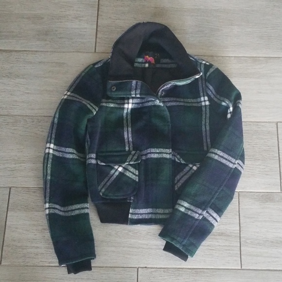 Forever 21 Jackets & Blazers - Flannel Bomber Jacket